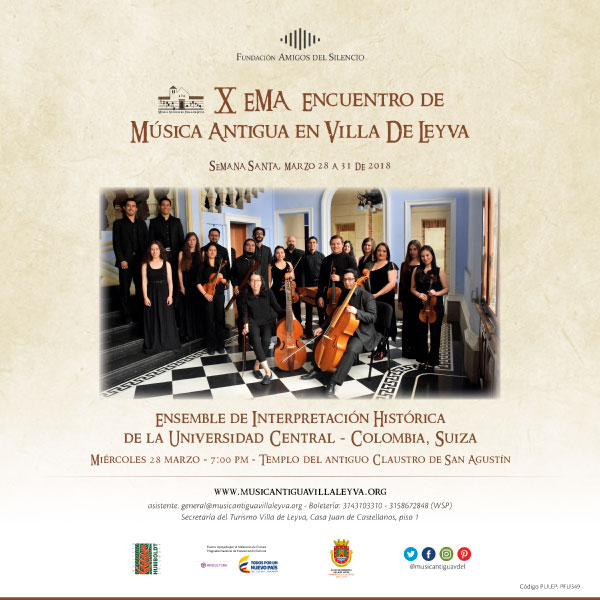 X Encuentro de Música Antigua en Villa de Leyva
