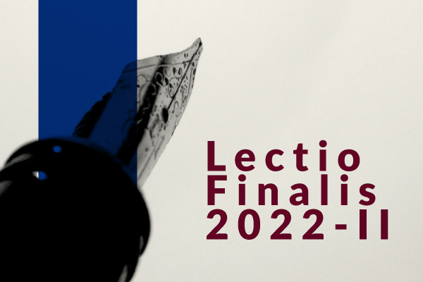 Lectio Finalis | 2022-2