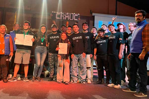 CRAUC gana tercer lugar en Robot Batalla 1L, en Runibot 2024