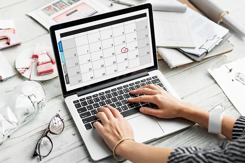 Calendario de admisiones