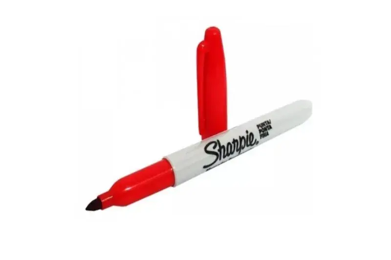 sharpie rojo