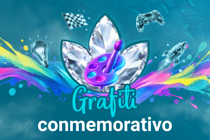 Grafiti conmemorativo: ponle tu huella a la historia de nuestros 60 años