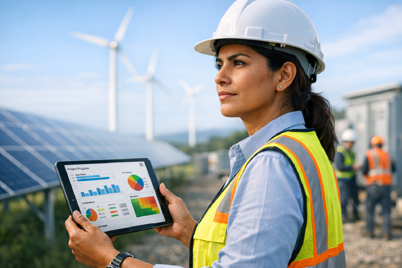 Gestionar riesgos y equipos de trabajo.