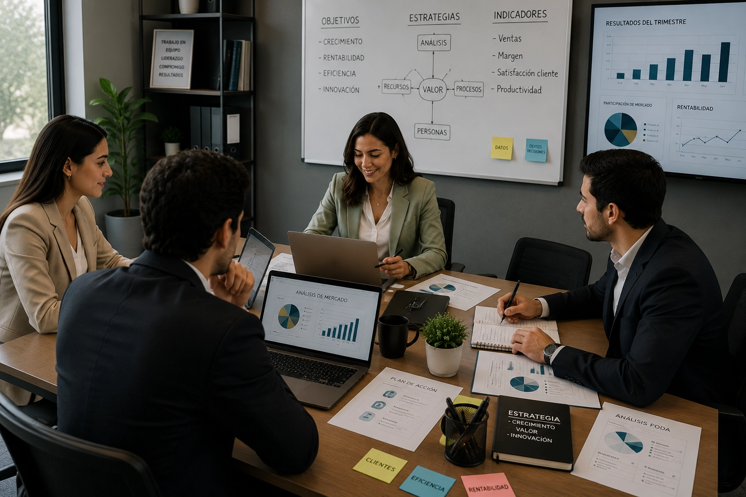 Liderazgo estratégico para transformar organizaciones y generar resultados.