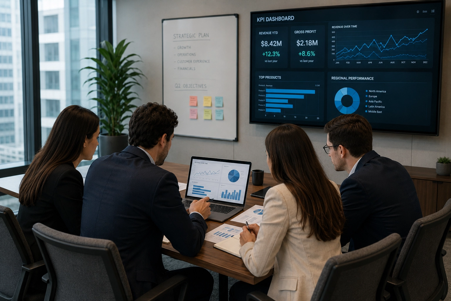 Innovación empresarial para impulsar negocios competitivos y sostenibles.