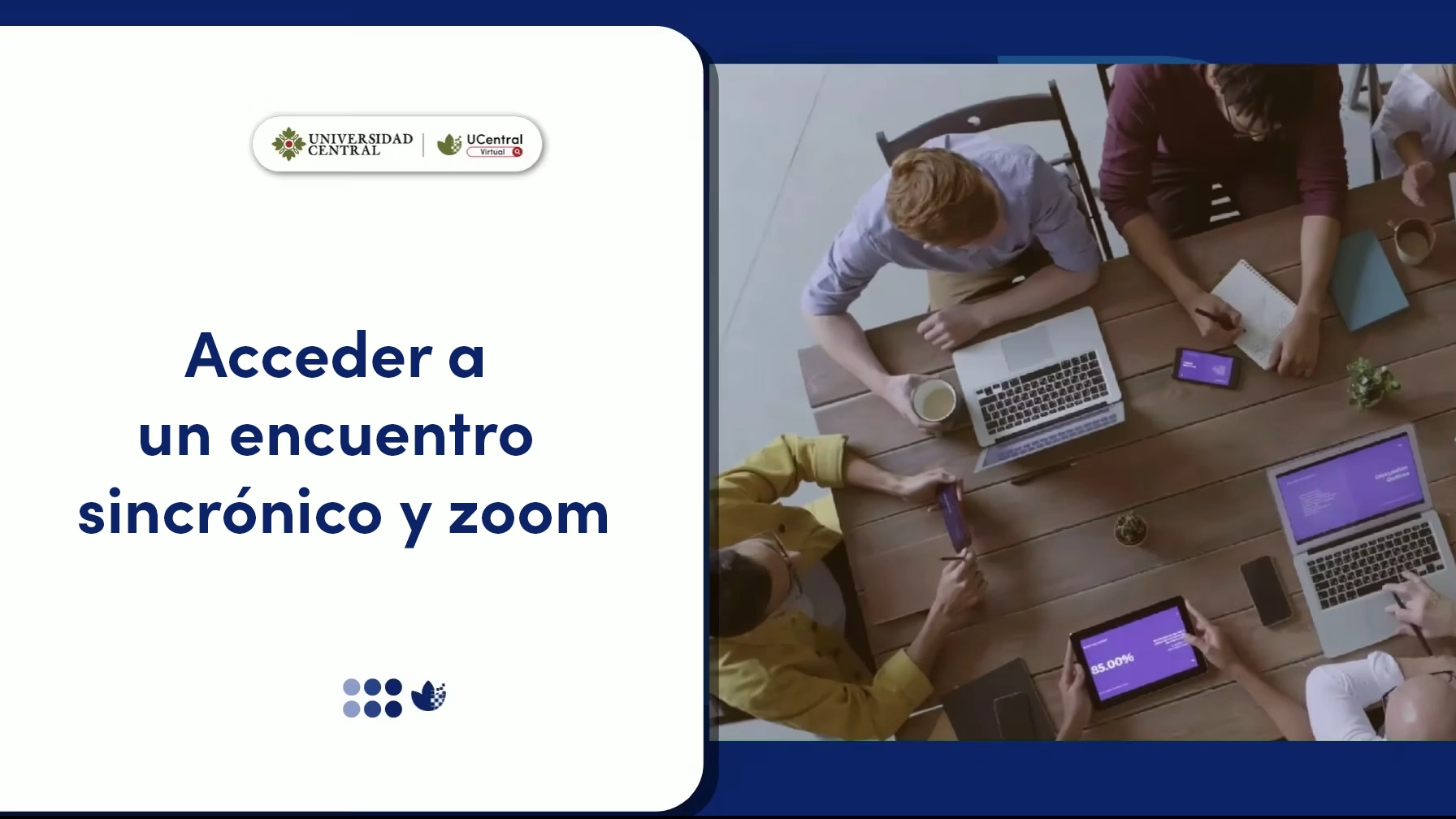 Acceder a encuentro sincrónico y zoom