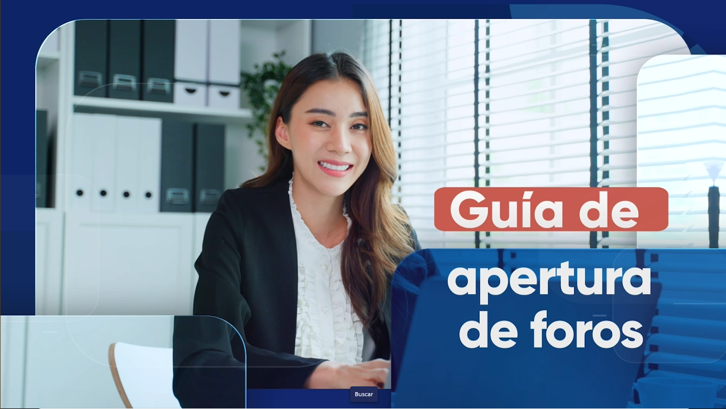 Apertura de foros