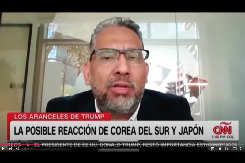 Profesor Francisco Moreno en CNN
