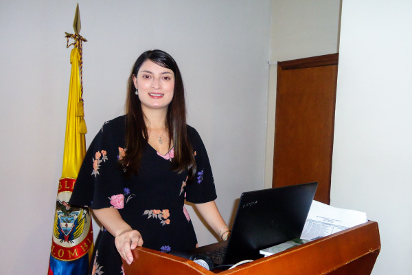 Katherine Restrepo, docente del Dpto. de Contaduría Pública