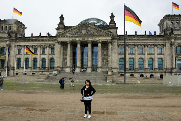estudiante alemana