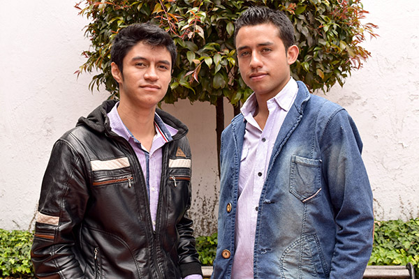 David González y Javier García, participantes en el III Congreso Internacional de Matemáticas Aplicadas. 