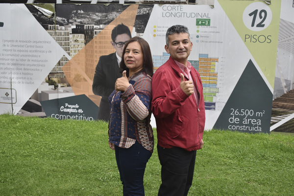 María Jesús Eraso España y Javier Casas Salgado, representantes de los docentes