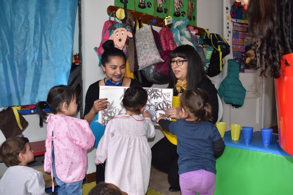 Biblioteca Infantil, un compromiso con los niños y niñas del Jardín Infantil de la UC