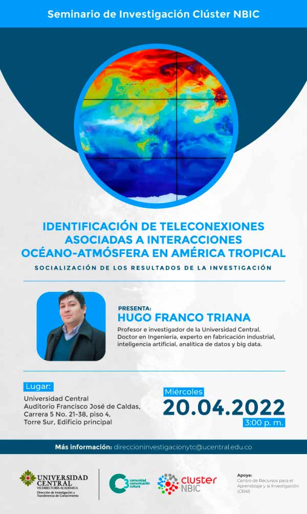 Identificación de teleconexiones asociadas a interacciones océano-atmósfera en América Tropical