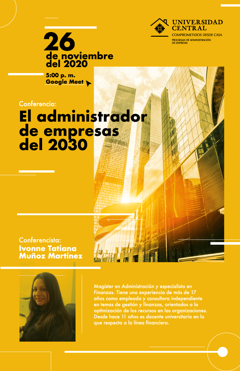 Conferencia: El Administrador de empresas del 2030 