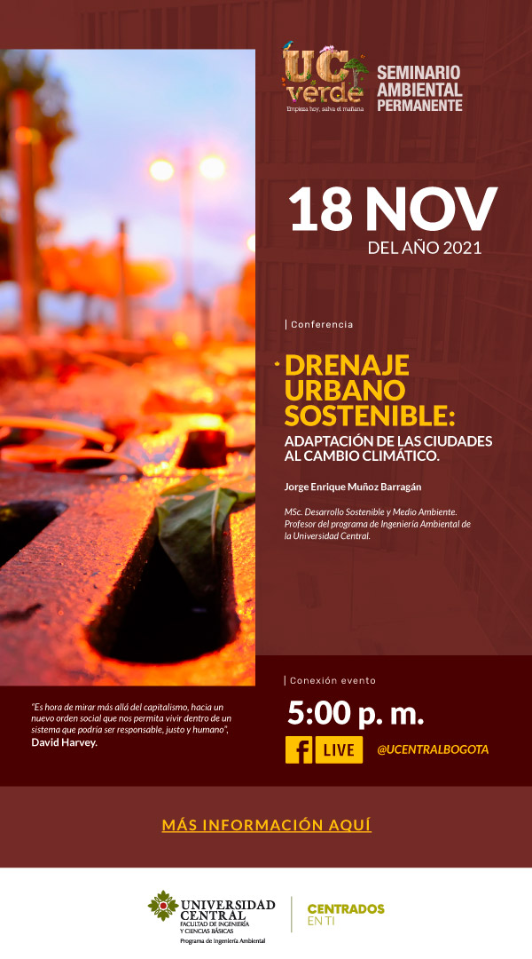 Seminario Ambiental Permanente - drenaje urbano sostenible
