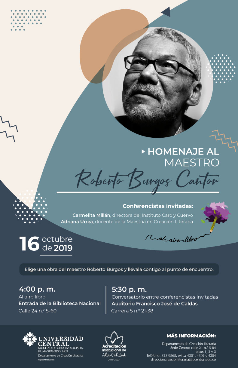 Homenaje al maestro Roberto Burgos Cantor