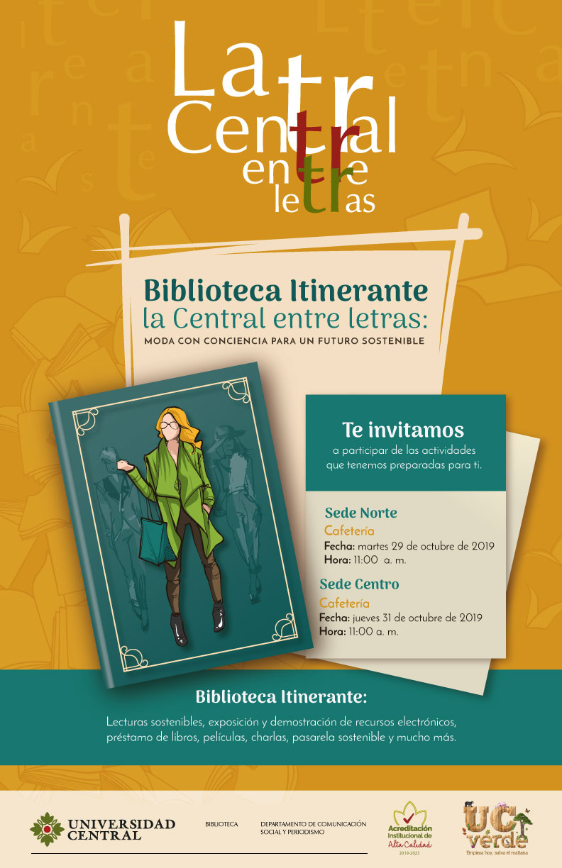 Biblioteca Itinerante La Central entre Letras: Moda con conciencia para un futuro sostenible